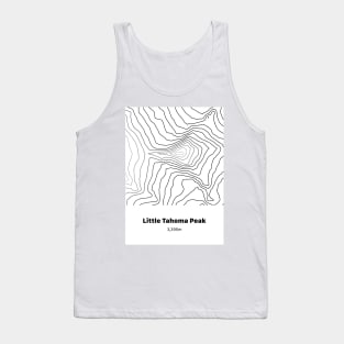 Little Tahoma Peak Topographic Map Tank Top